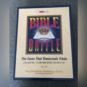 Bible Baffle Board Game